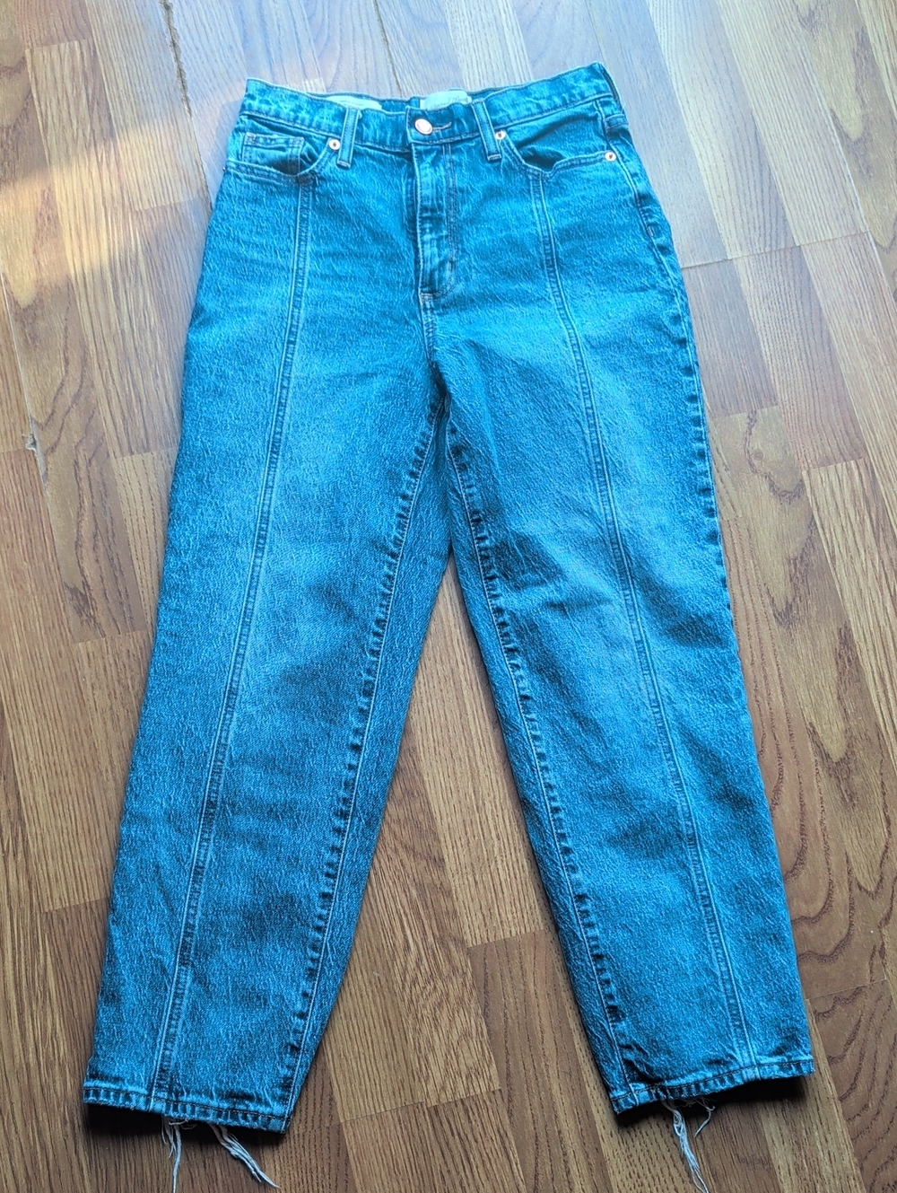 Universal Thread High-Rise Teal-Blue Jeans